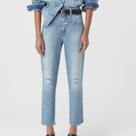Closed Light Blue Cropped Jeans - Picture 1 of 14